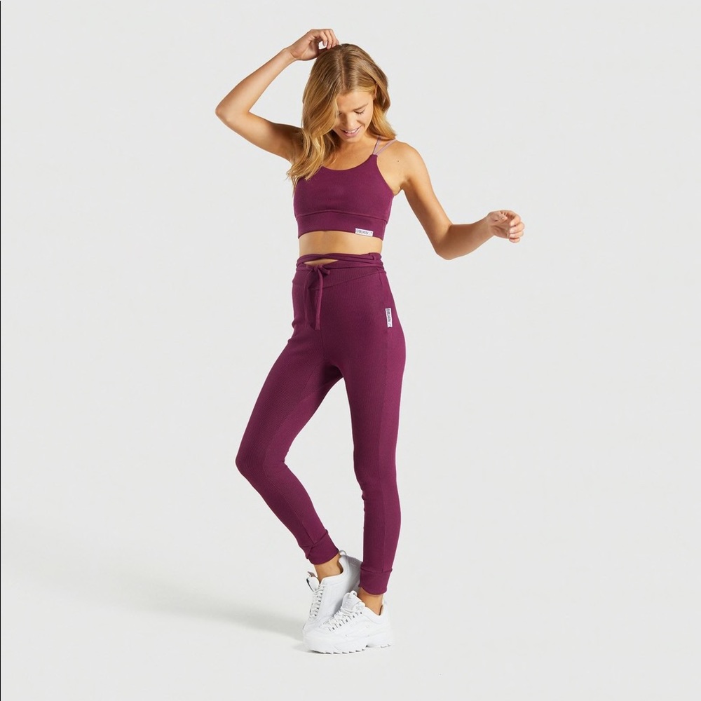 Gymshark Slounge Ribbon Bottoms size s - worn ONCE